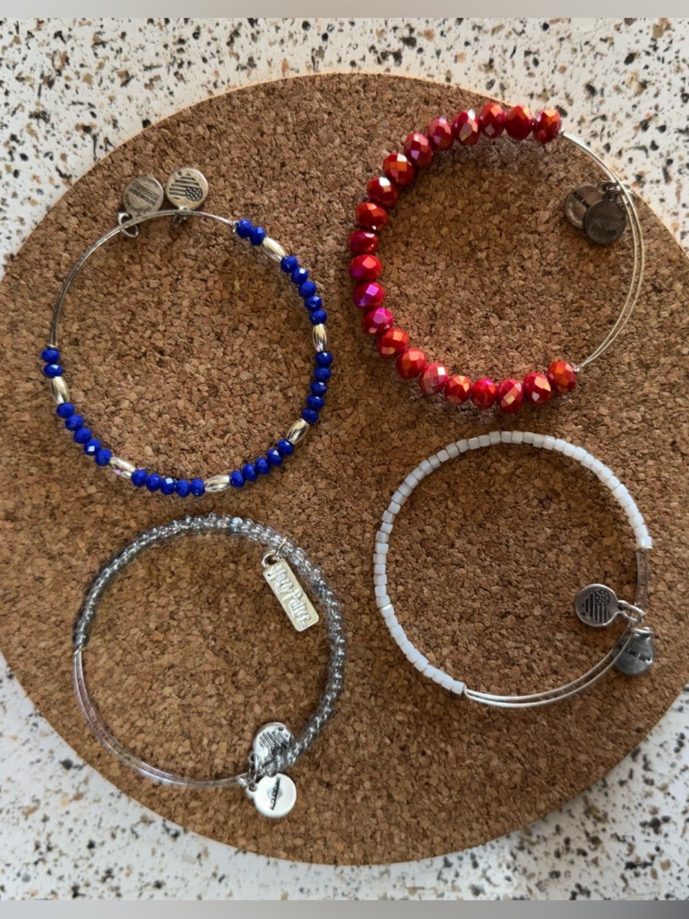 Alex & Ani bundle bronze charm bracelets